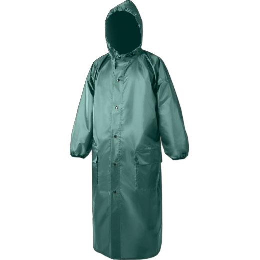Плащ-дождевик зеленый, синий