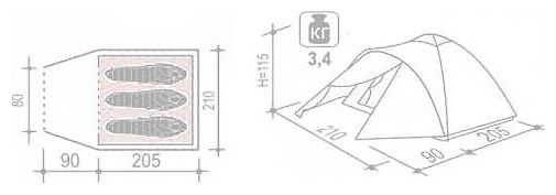 Палатка "Scout 3"